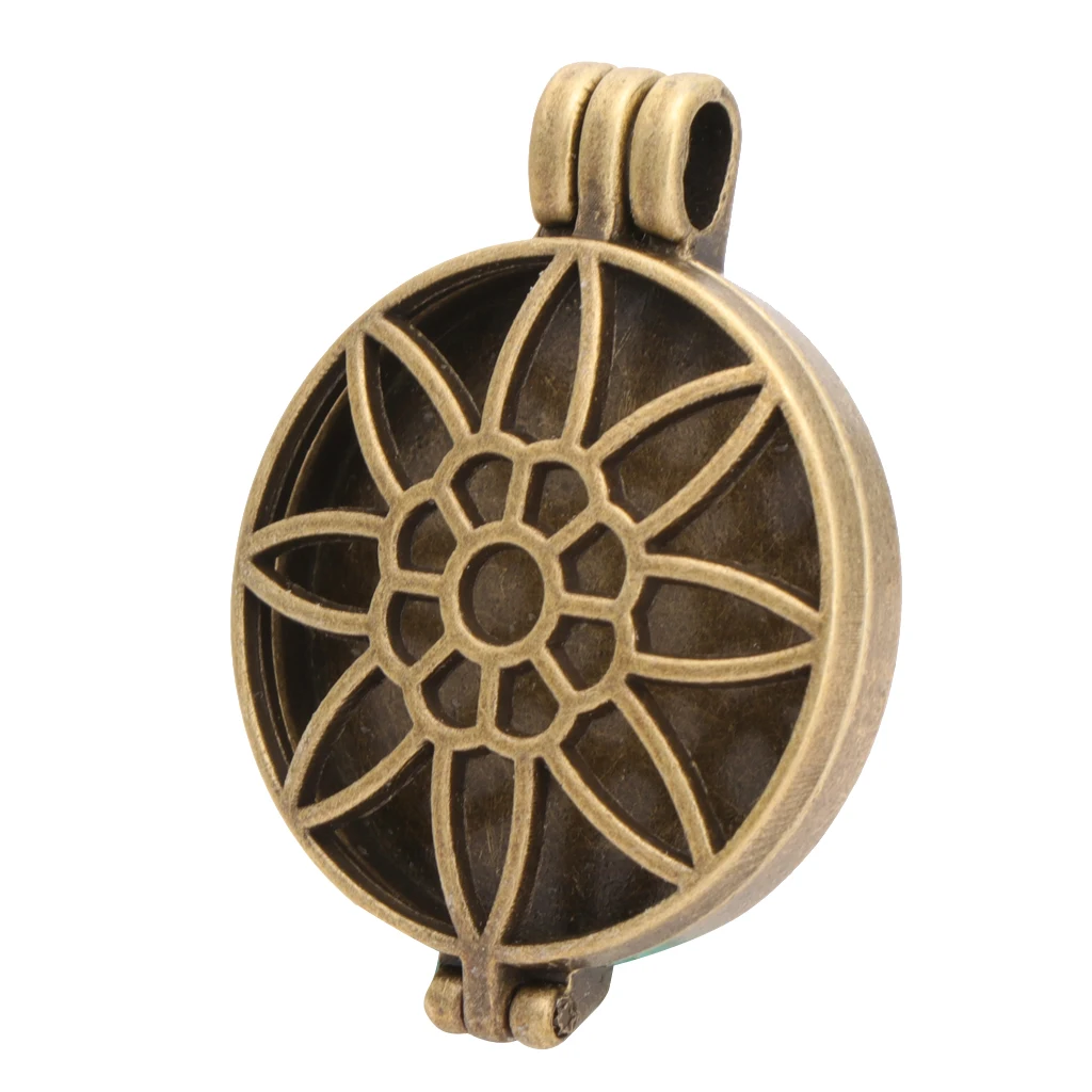 Copper Locket Charms for Photo Pendant Jewelry Findings Vintage Style for Handmade Crafts and Gifts