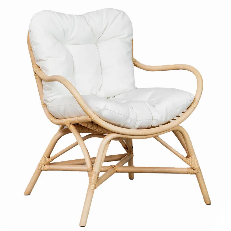 

Rattan Garden Armchair Rattan Backrest Leisure Chair Cool Natural Rattan Chair