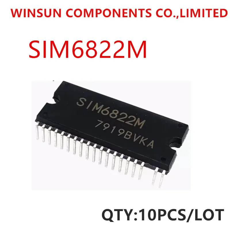 100% New Imported Original SIM6822M DIP-40 High Voltage 3-phase Motor Driver 400V 5A