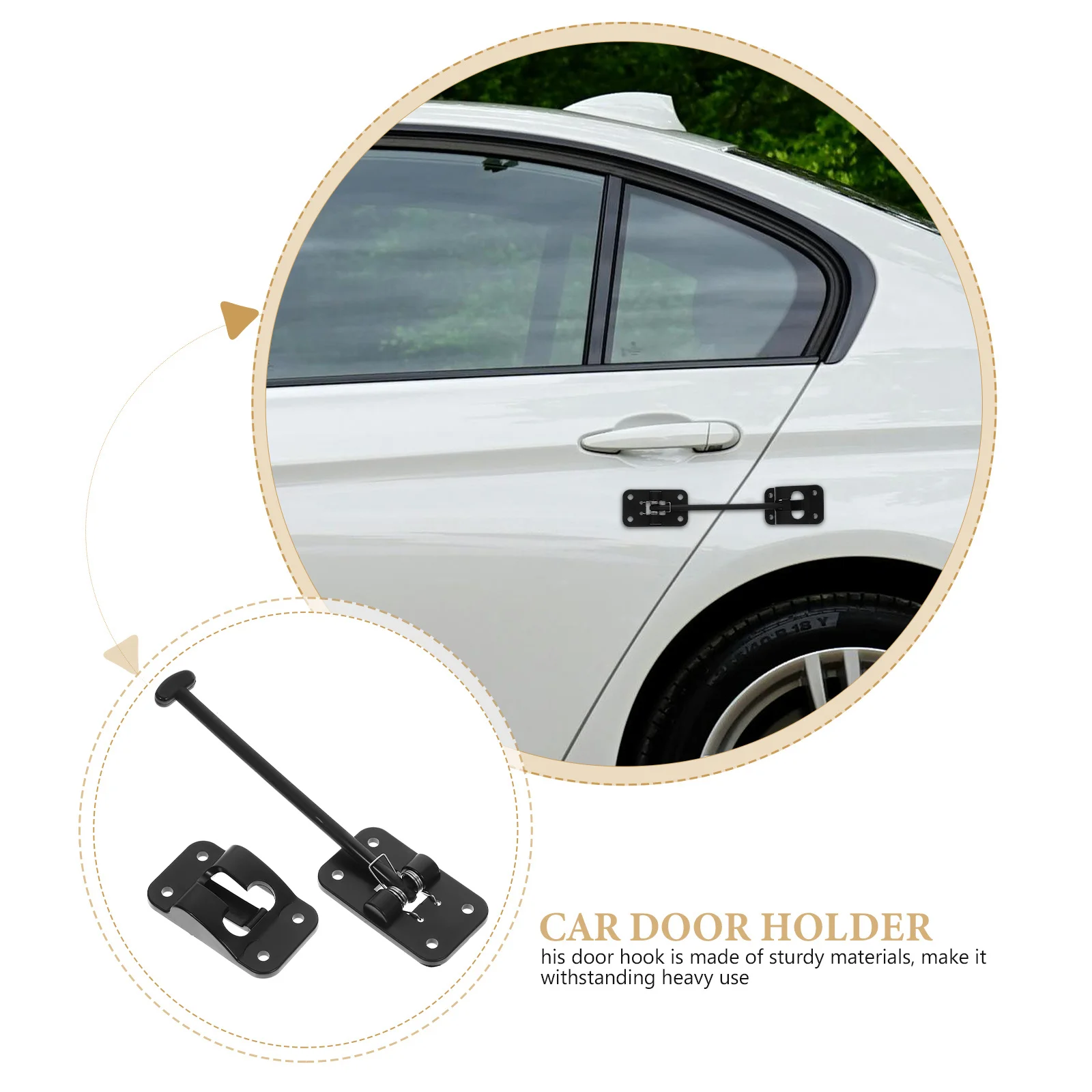 

1 set 1 Set Rv Latch Extended Trailer Door Hook For Cargo Trailers Campers Trucks Exterior Door Holder Catch Hardware Lock