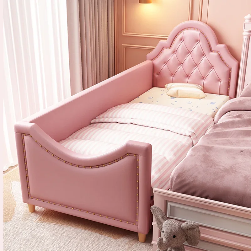 

Princess Bed Covers Full Set Kids Organizer Castle Modern Luxury Bed Fashion Mattresses Lit Enfants Filles Bedroom Furniture