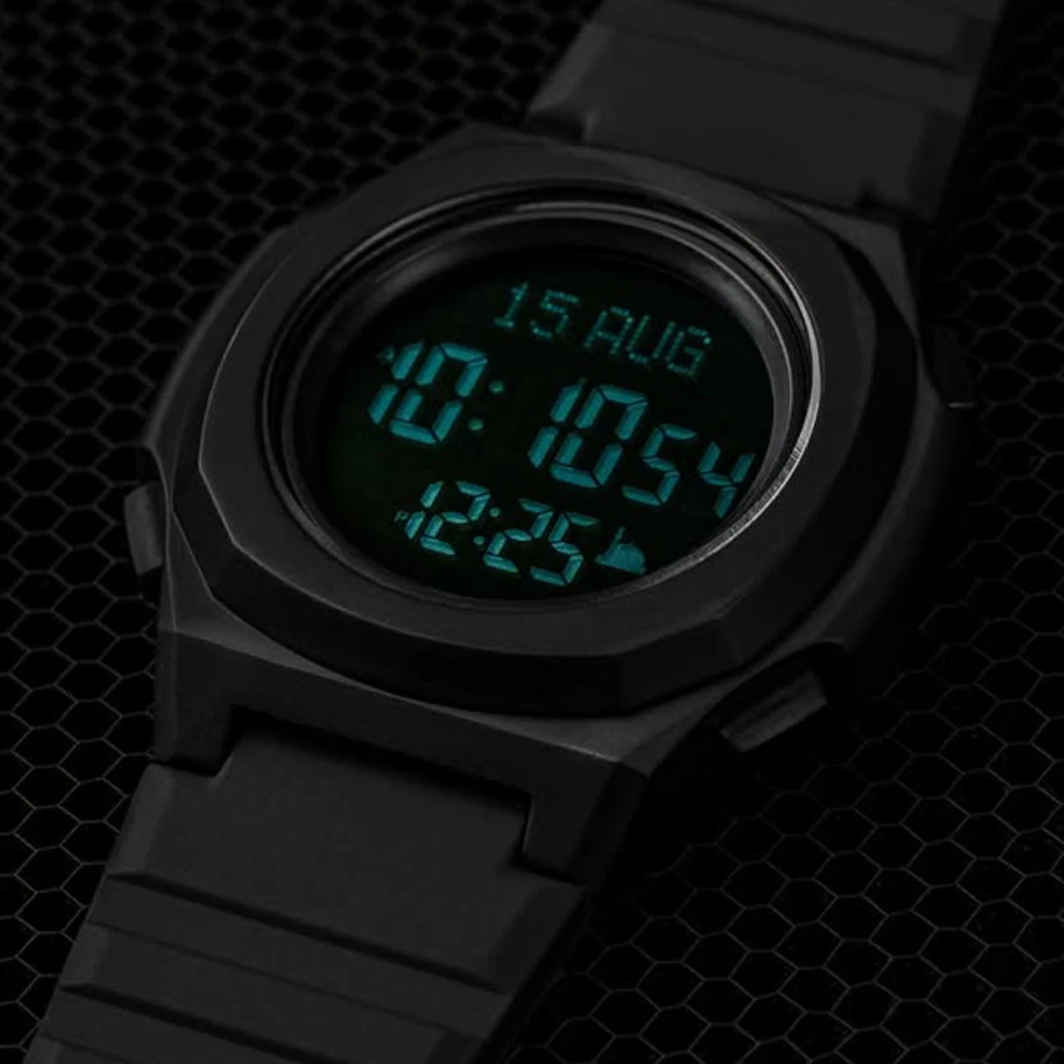 Islamic Men's Watch Qibla Calculator Compass Direction Prayer Time Azan Watch Waterproof Electronic Watch