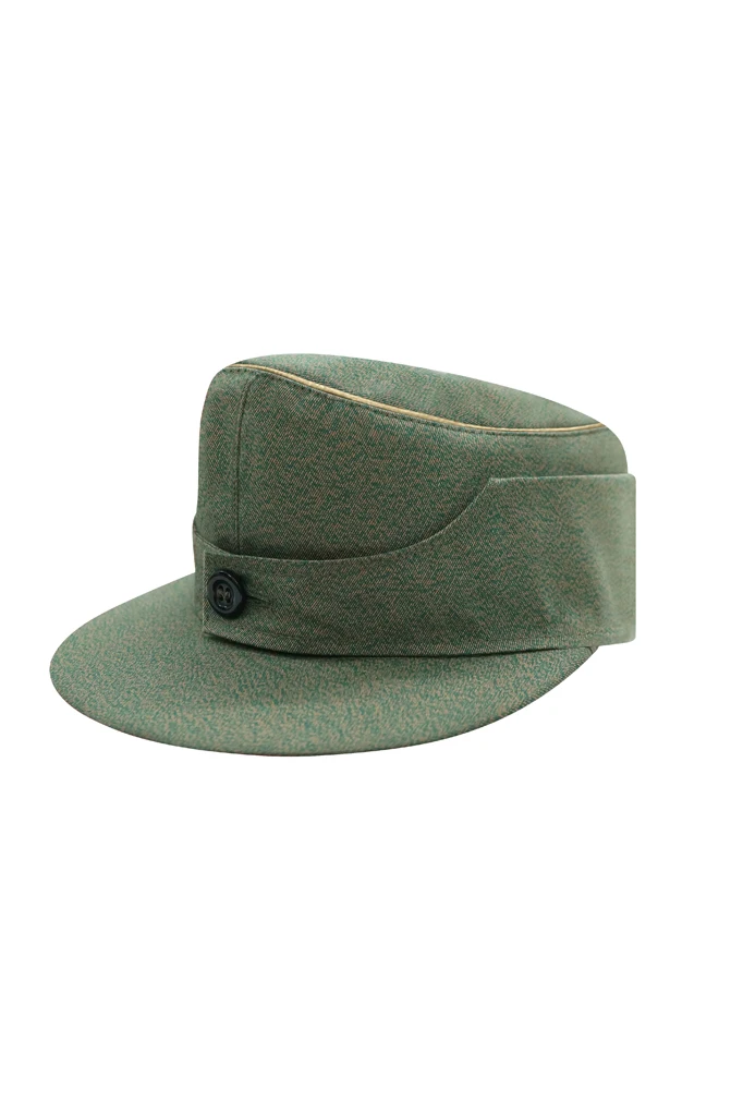 

GHFF-023-GEN WWII German Police General Summer Mottled Green M44 Field Cap