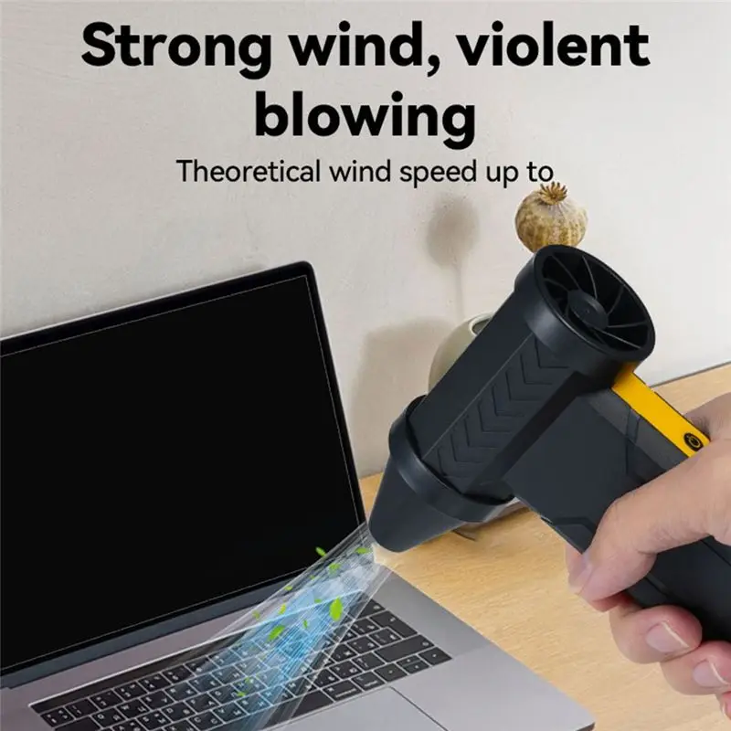 BABZ Electric Air Blower Fan 160000RPM - Brushless Motor, USB Rechargeable, 10000mAh, for Cleaning, Drying