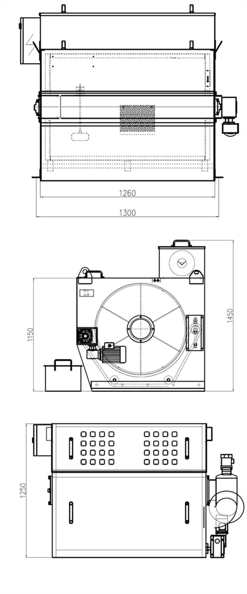 تنقية المبرد في مطحنة أسطوانية فاصل مغناطيسي ZD