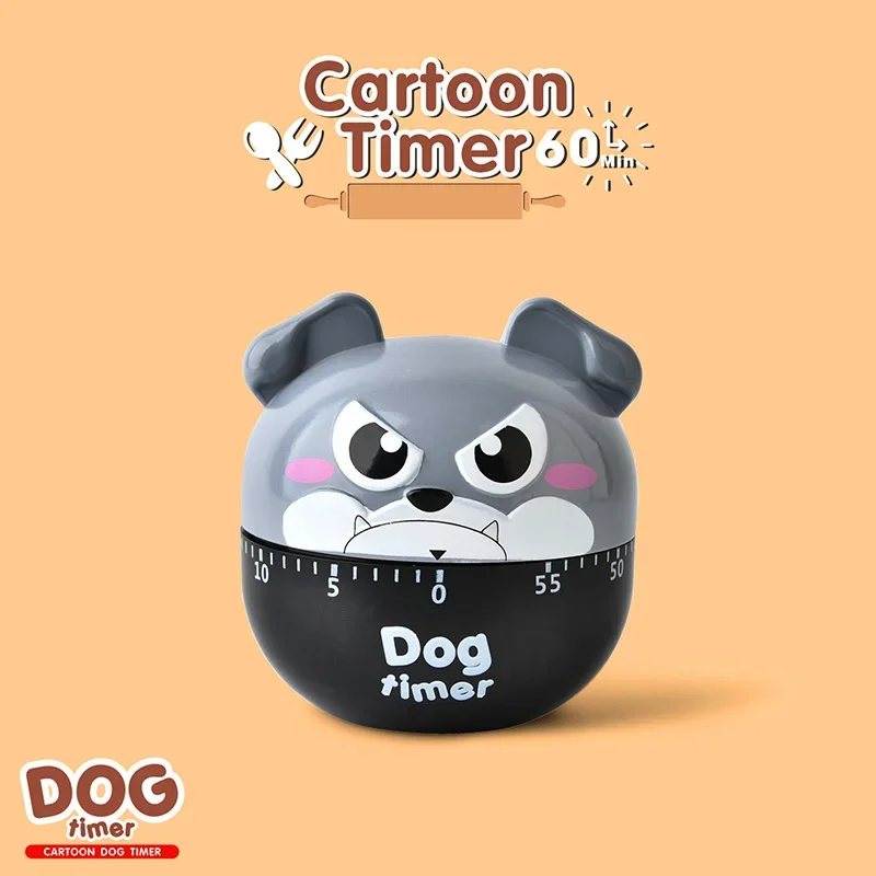 Cartoon Dog Timer meccanico dispositivo da cucina Gadget set uovo bollente cottura conto alla rovescia Temporizador Cocina Minuteur cucina