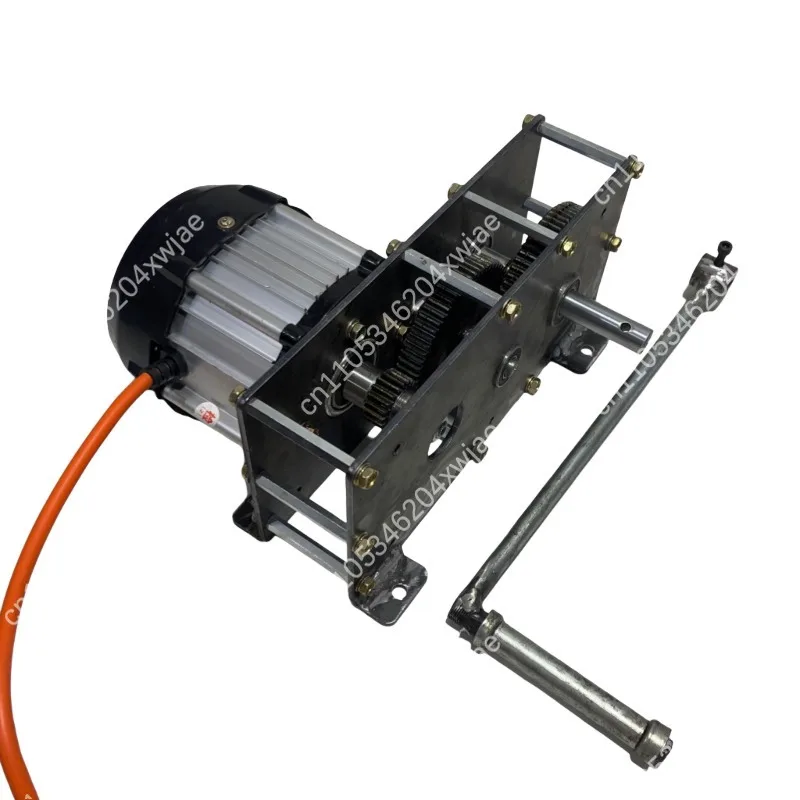 220V 2000W Hand Crank Generator 50Hz Neodymium Iron Boron Strong Magnet With Speed Increase Gearbox For Household Use