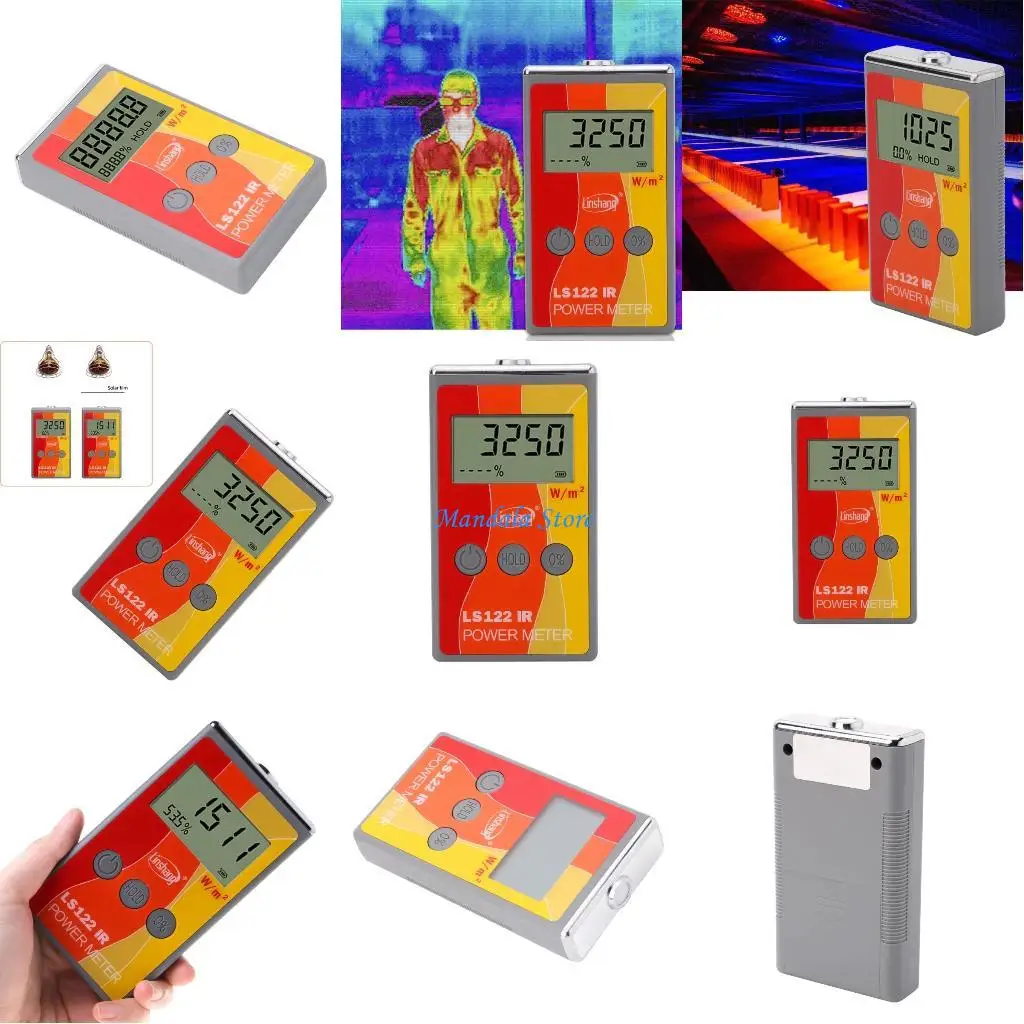 

U2JC LS122 IR Solar Power Meter Energy Tester 1000-1700nm IR Rejection Energy Tester