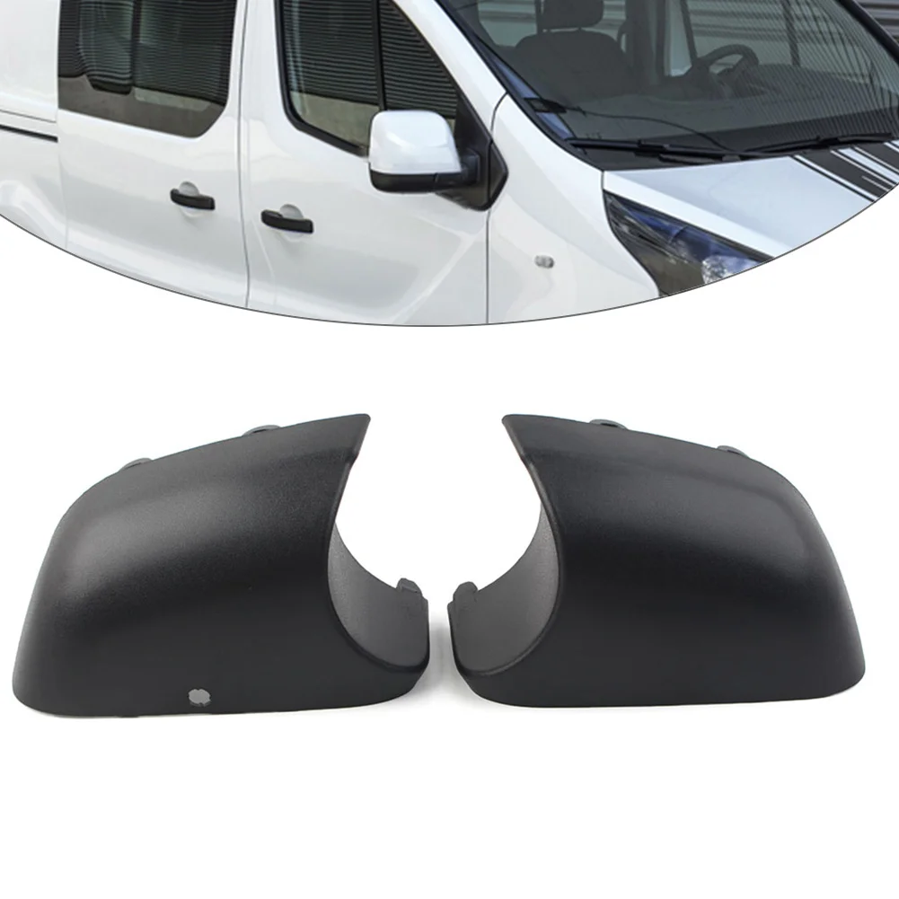 1 Pair Car Door Wing Rearview Mirror Bottom Cover For Opel Vivaro 2014-2018 For Vauxhall Vivaro 2014-2018