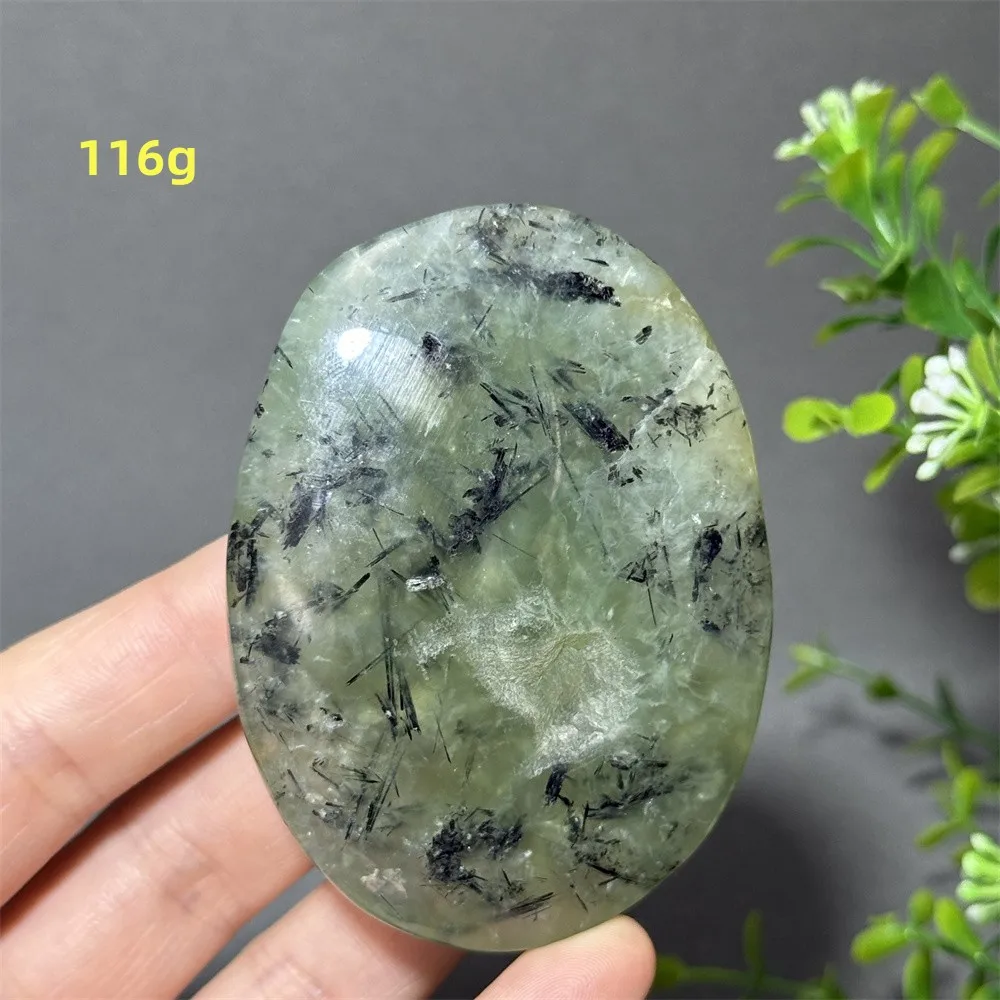Natuurlijke Groene Druif Toermalijn Agaat Palm Spelen Mineraal Kwarts Meditatie Hekserij Behandeling Energie Collectie Woondecoratie