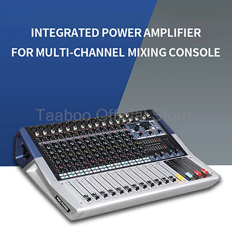 6/8/12 Channels Sound Audio Mixer Dj Mixing Console with Power Amplifier USB Bluetooth Integrated  Digital Mixer Sound Equalizer