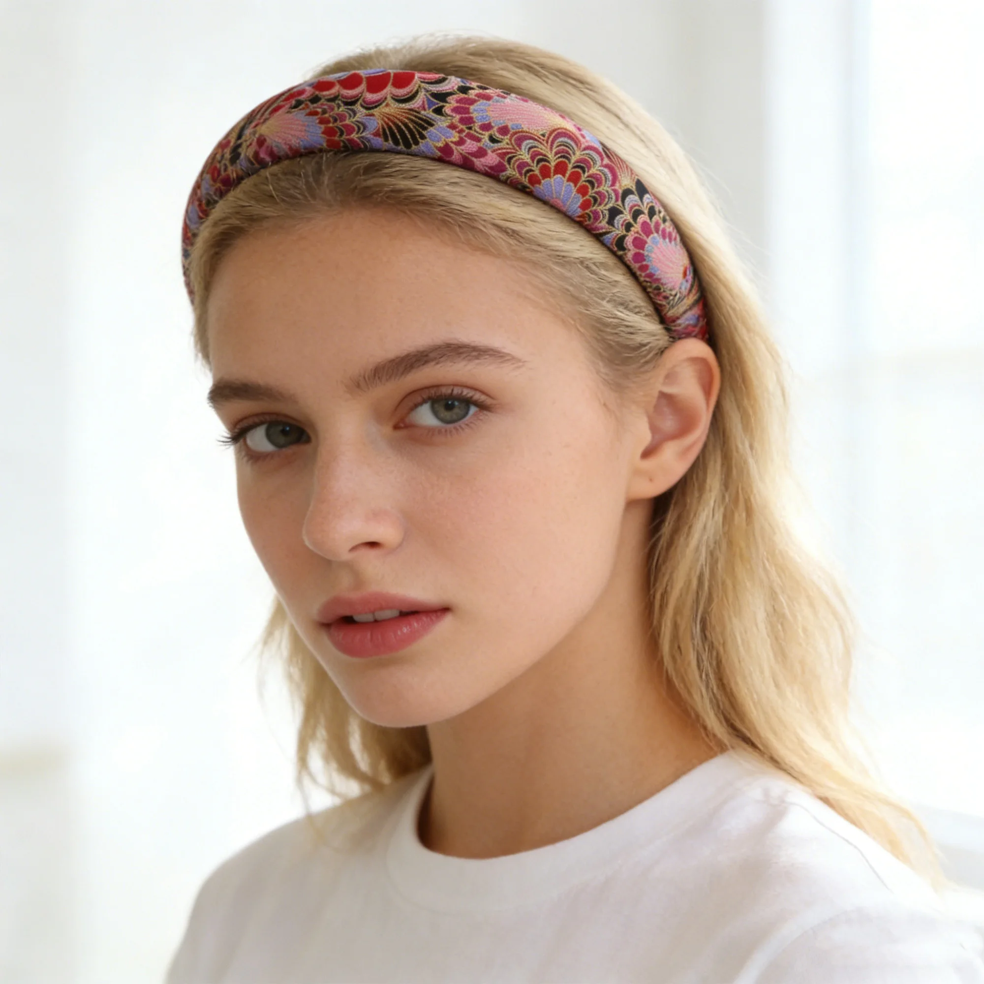 1pc Peacock Pattern Headband, Hair Accessory for Everyday Fashion in Europe And America,Featuring a Easy Yet Sophisticated Style