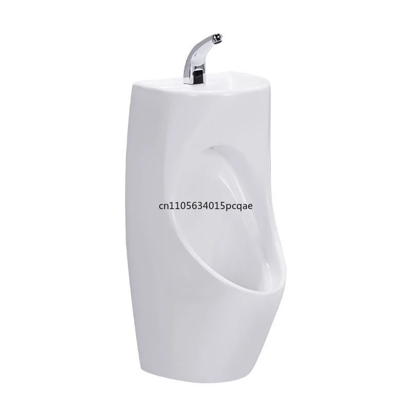 

Bathroom Toilet Men's Wall-mounted Ceramic Urinal with Wash Basin Urinal Floor Urinal