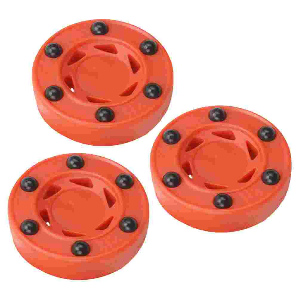 

3 Pcs Roller Hockey Ball Puck Pucks for Practicing Inline Outdoor Men and Women