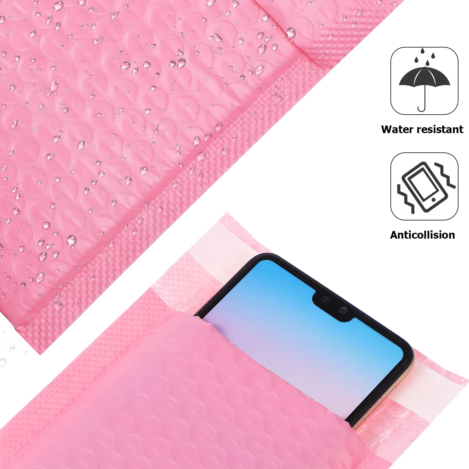 Pochettes d'expédition rembourrées auto-scellantes, 30 pièces, enveloppes d'expédition pour petites entreprises, fournitures d'emballage, emballage à bulles