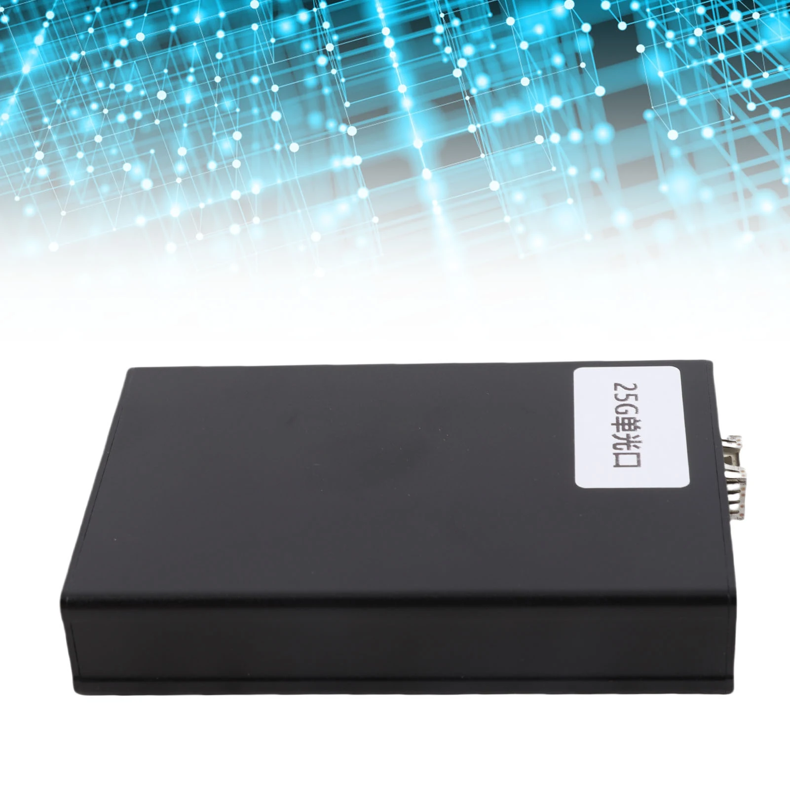 

Портативная сетевая карта 25G Сетевая карта USB4 Оптический интерфейс SFP Высокоскоростная сетевая карта SFP из алюминиевого сплава Plug and Play