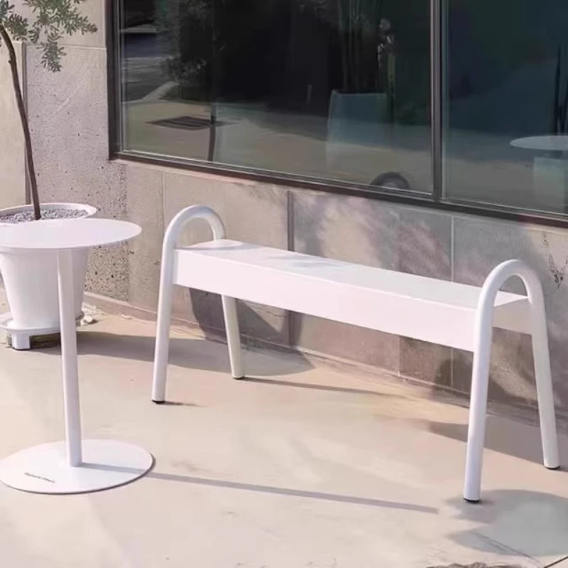 

Creative Outdoor Bench for Parks Cafes Gyms and Malls Iron Art Rest Seat