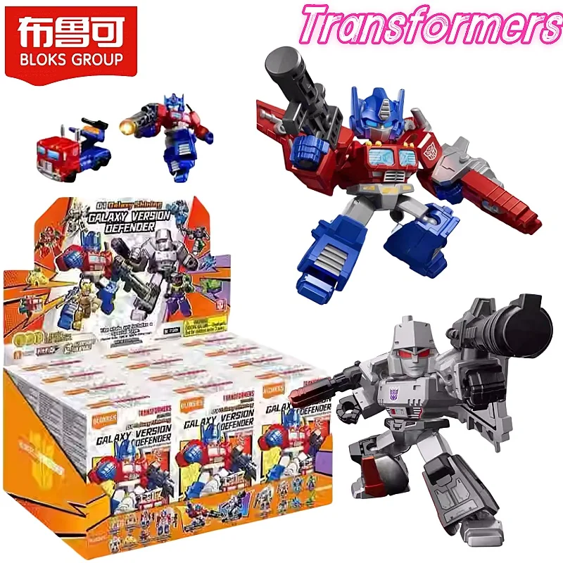 Hot Blokees Transformers Block Defender Version Wave1 Optimus Prime Megatron Ironhide Thundercracker Robot Toys Kids Xmas Gift