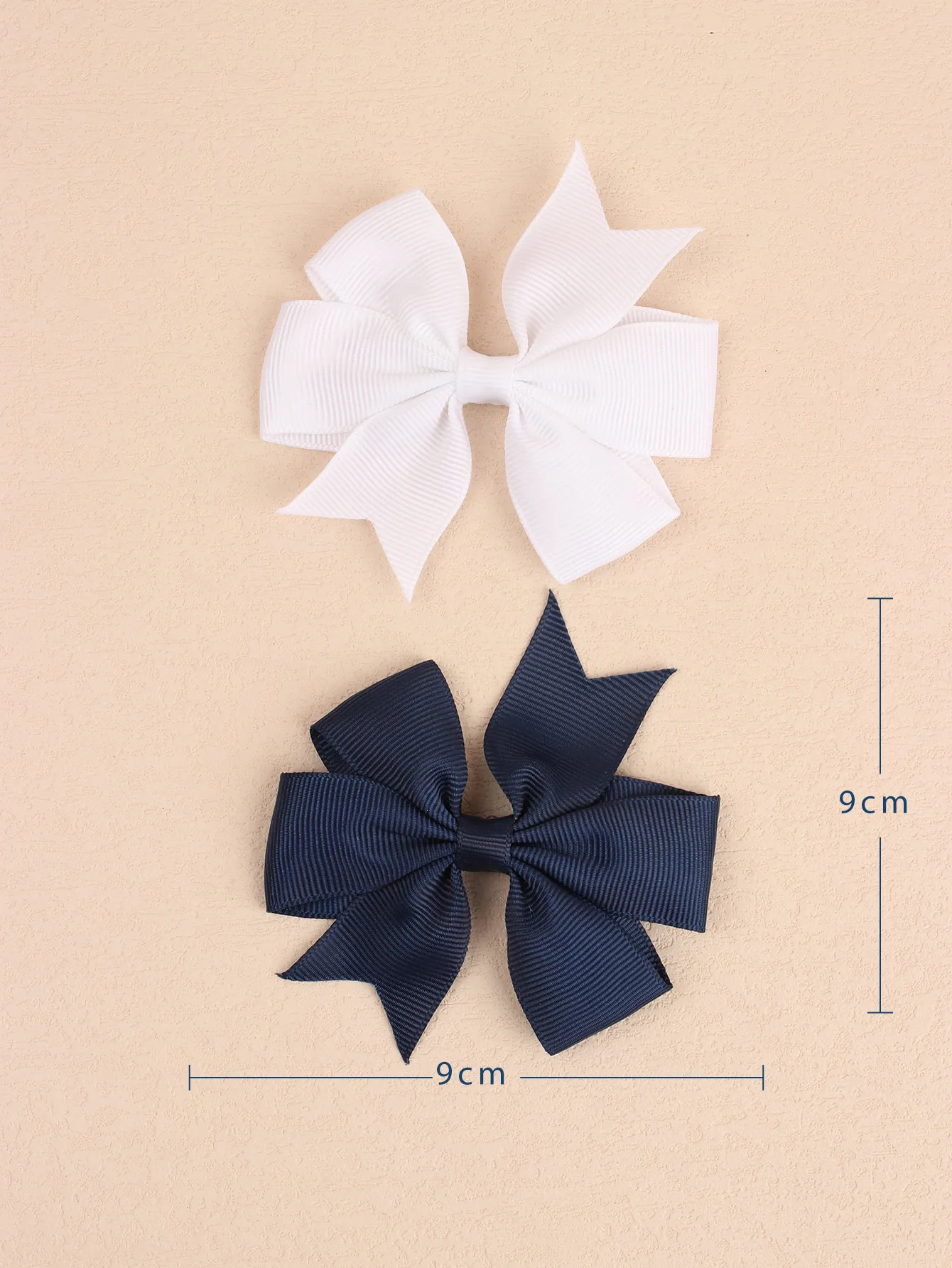 24pcs/set Solid Grosgrain Ribbon Hair Bows With Clips For Girls Small Bow Hairpins Children Handmade Hairgrips Hair Accessories