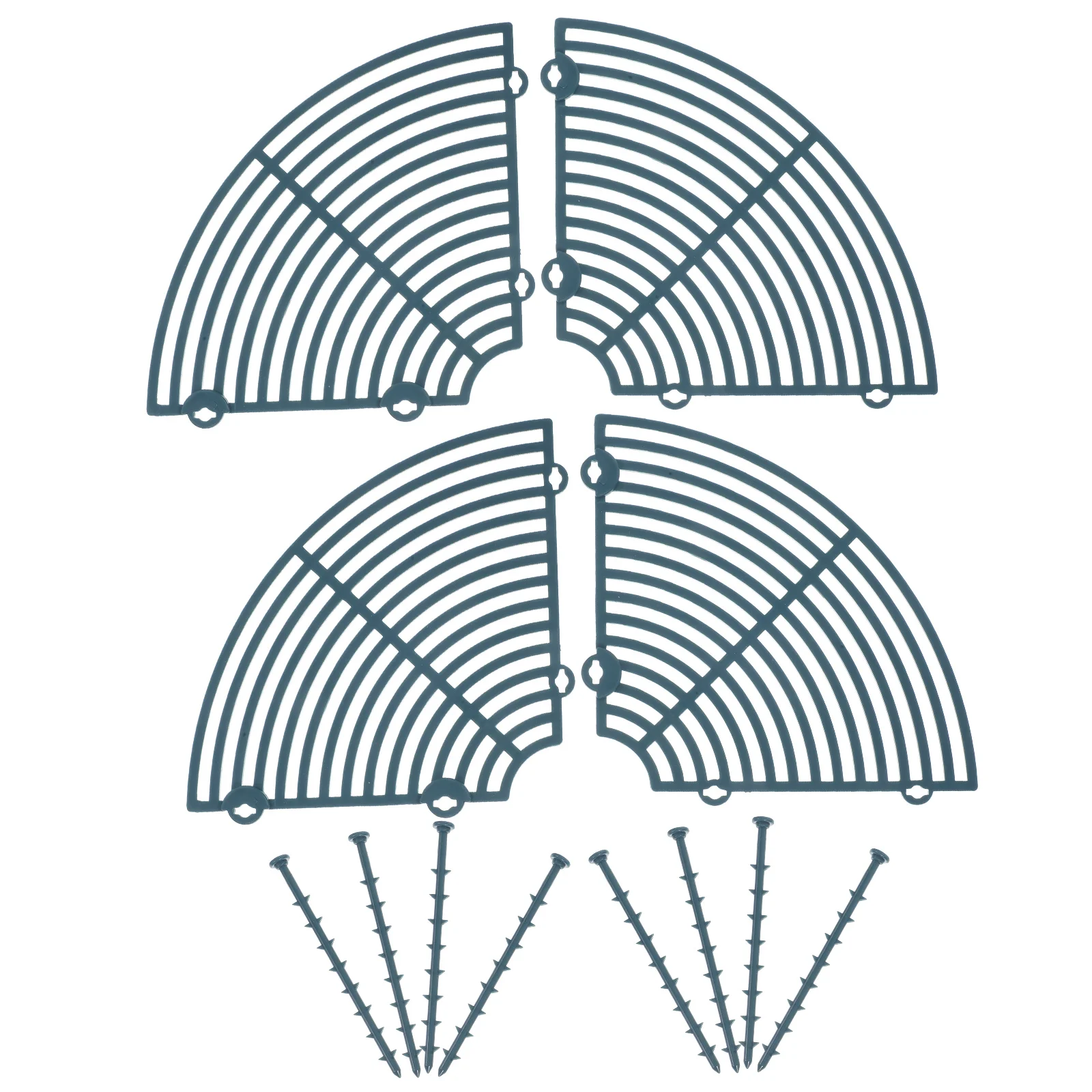 1 مجموعة غطاء وعاء النبات شبكة مستديرة متوسطة للقطط منع الحفر حامي النباتات الداخلية غطاء شبكة الزهرية #2