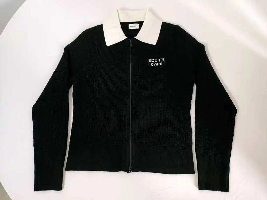 ملابس الجولف النسائية: سترة صوفية متماسكة جديدة للخريف/الشتاء دافئة، خفيفة الوزن، مرنة، متعددة الاستخدامات