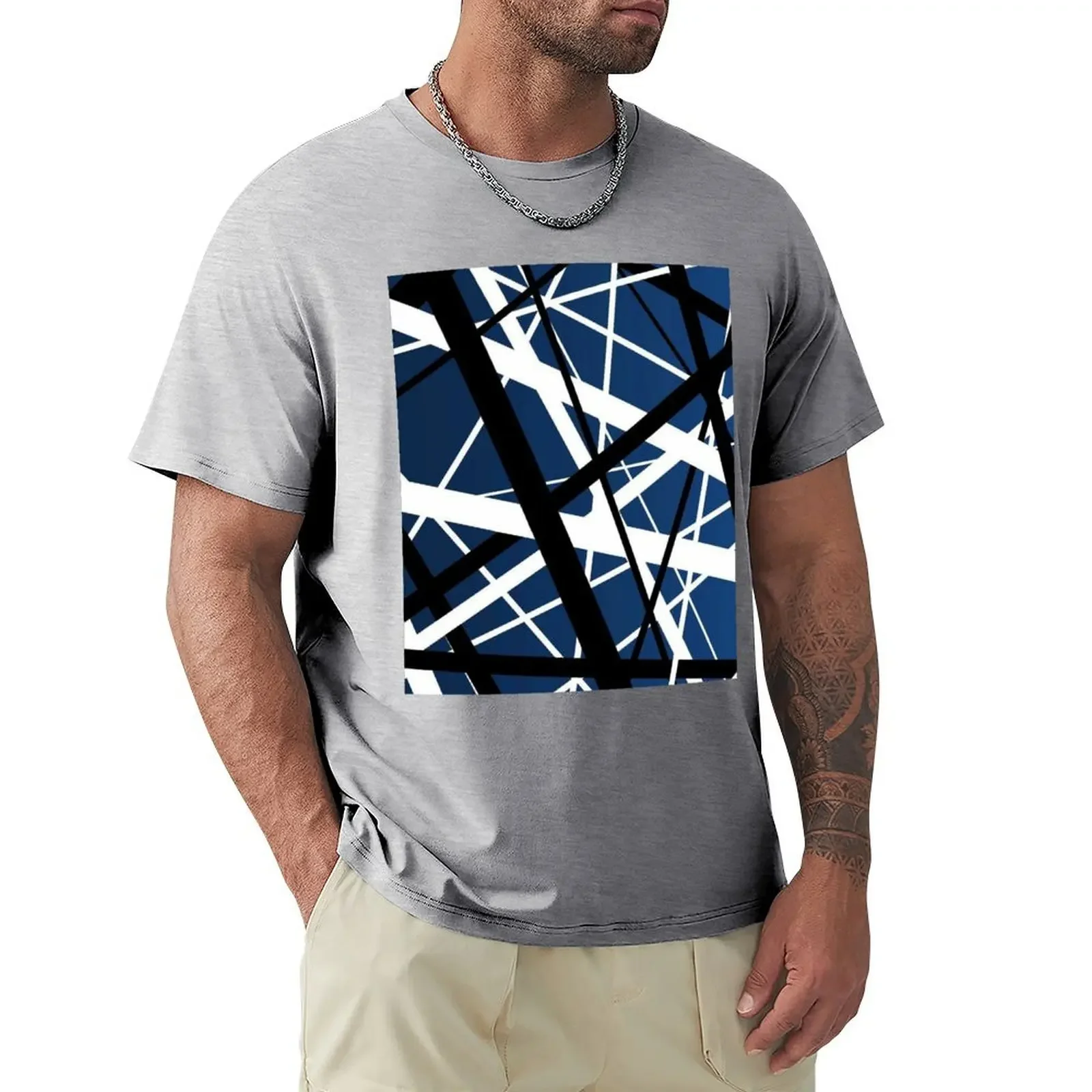 EVH T-Shirt Aesthetic clothing summer tops mens t shirts pack heavyweight Round Neck graphic harajuku men clothing New Arrival image 6