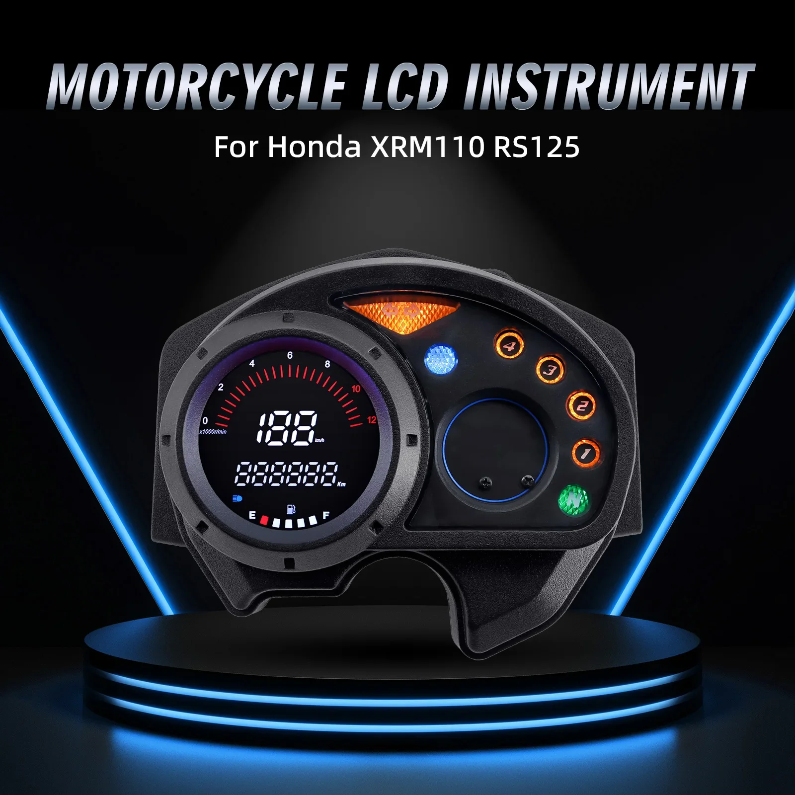 

Digital Instrument Tachometer Motor for Honda XRM110 RS1 Digital Panel Meter Indicator Accessories Moto