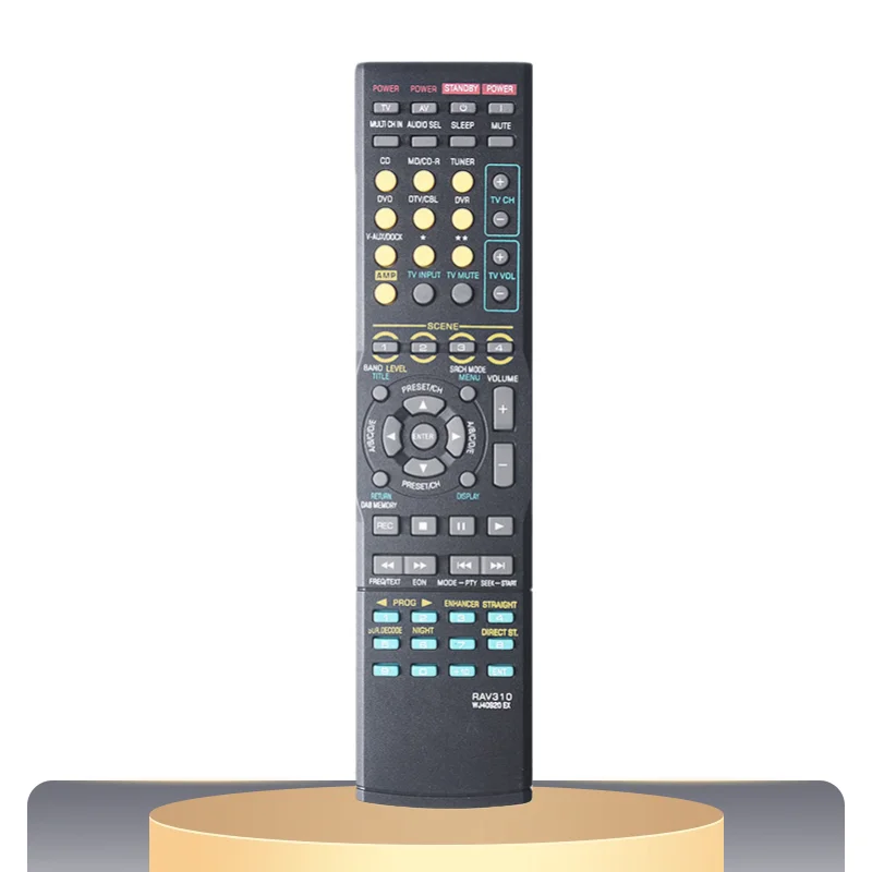 RAV310 WJ40920EX Remote Control for Yamaha AVReceiver Remote Replace RX-V461DAB RAV284