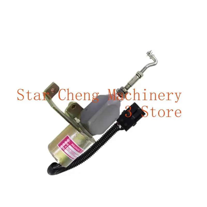 

Higher Quality Fuel Shutdown Shut off valve Solenoid 24V 5346207 5295567 D59-002-01A 4942879 C5254169 SD-008A2 Excavator Parts