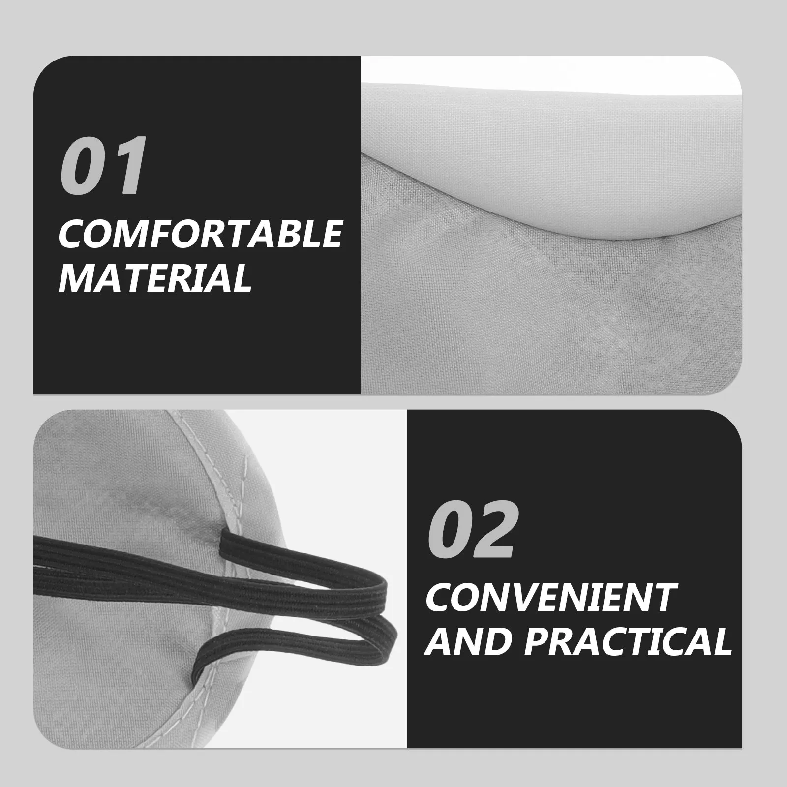 20Pcs Lightproof Sleep Eye Mask Polyester Contoured Fit Blackout Travel Sleeping Mask for Teens Women Daily Use