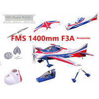 Fms 1400mm F3a Complete Set Of Aircraft Accessories, Landing Gear, Propeller, Fuselage, Nose Cover, Flat Tail Cockpit Assembly