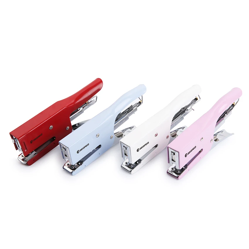 High Quality Silver Hand Type Metal Plier Stapler Hand Stapler For School Office