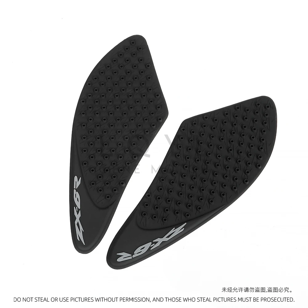 دراجة نارية ملصق مكافحة زلة خزان الوقود وسادة 3M الجانب الغاز قبضة الركبة لكاواساكي ZX-6R 2007-2008 ZX6R 2007 2008 ZX 6R 07 08