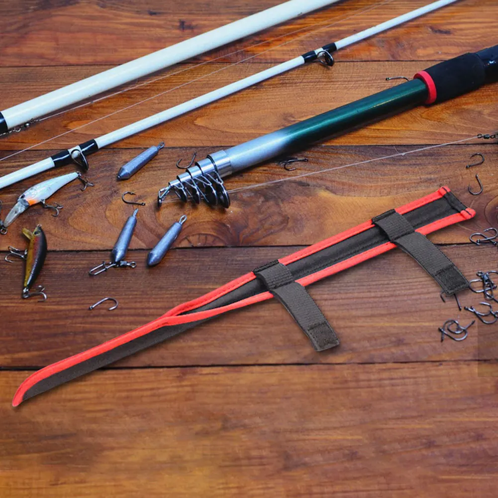 Portable Foldable Fishing Rod Tip Protective Cover Fishing Rod Tip Cover Tackle Tubes Rod Tip Case Protector for Fishing Rod