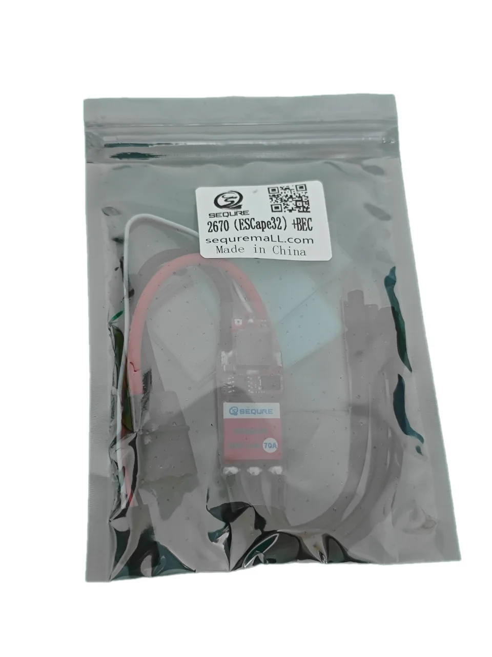 

Sequre 2670 Бесщеточный Esc 2-6s 70a Прошивка Blheli_32/Am32 Поддержки для Fpv Racing Drone БПЛА Модель Лодки Альпинистские машины