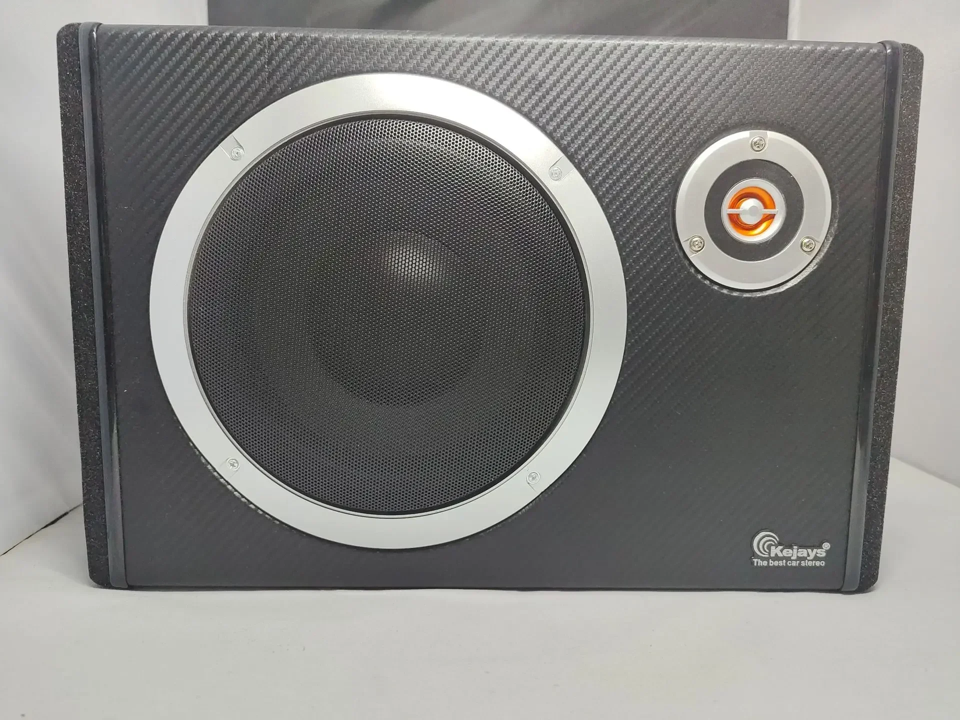 Durable 8-inch Ultra-thin Car Mounted Subwoofer with Bluetooth Square Cabinet 12V/24V High-power Dual Tube Car Subwoofer view 6