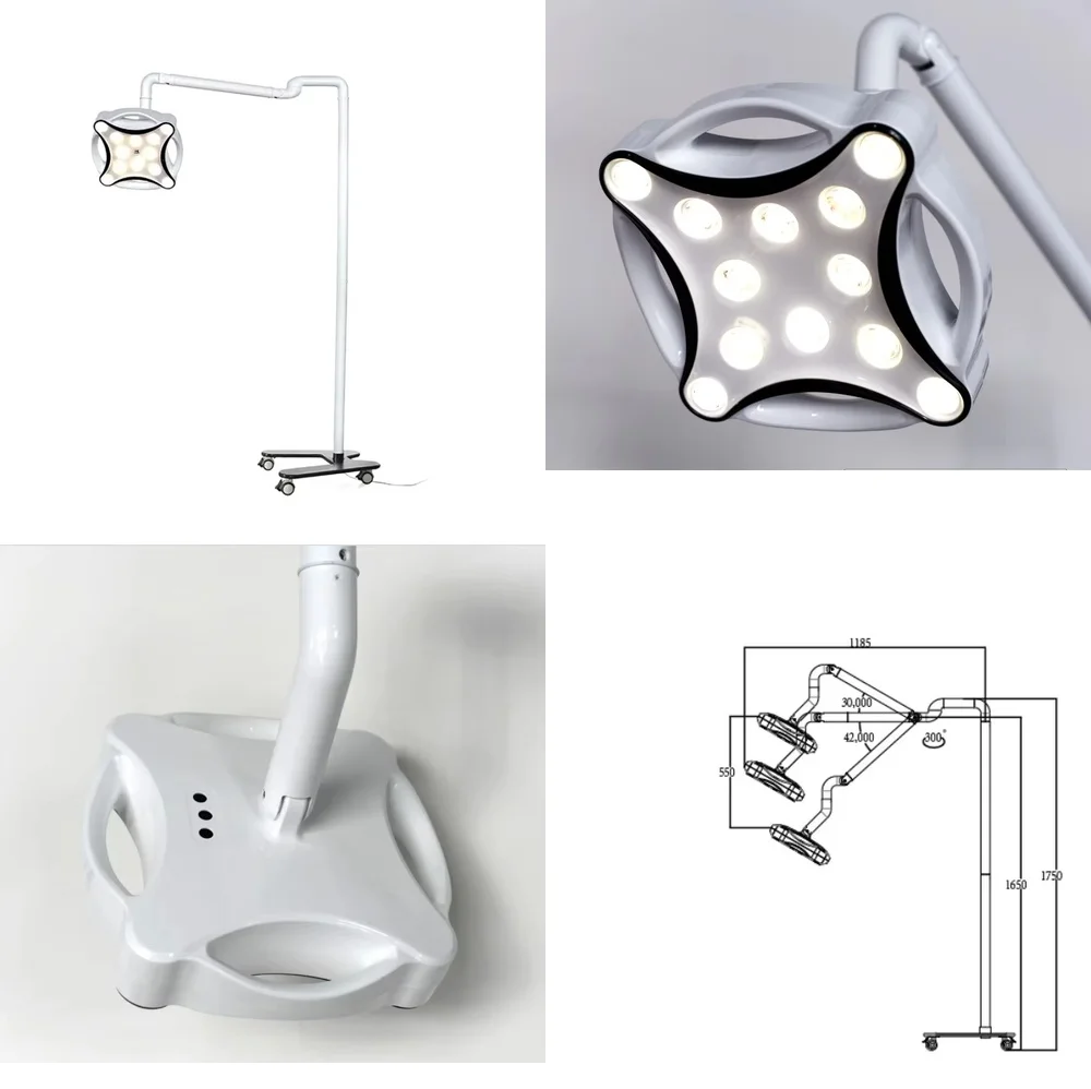 

Examination LED Shadowless Lamp for Minor Surgery Medical Exam Light Flexible Adjustable High Quality