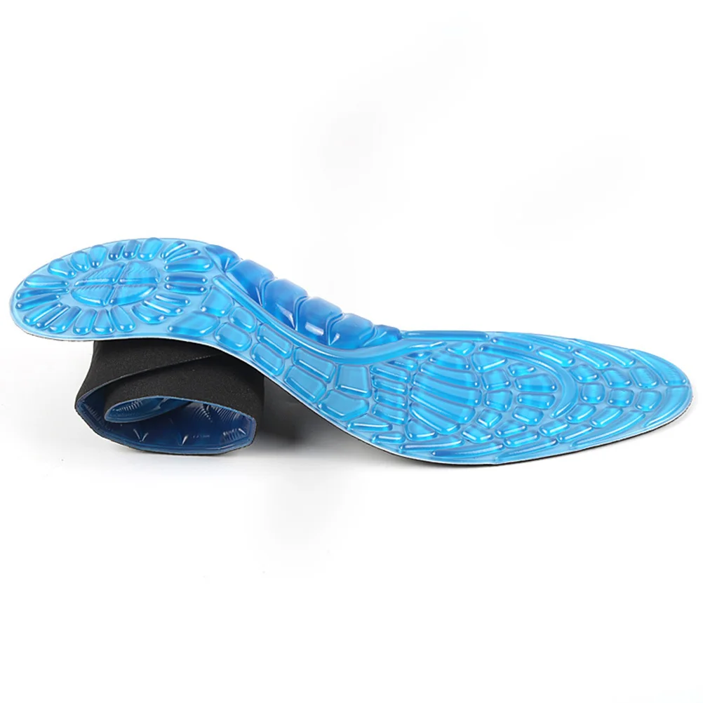 

Shoe Insoles Foot Arch Cushions Massaging Anti-Slip Gel Flatfoot Sports Shoes Insole Pad For Man Women(S)
