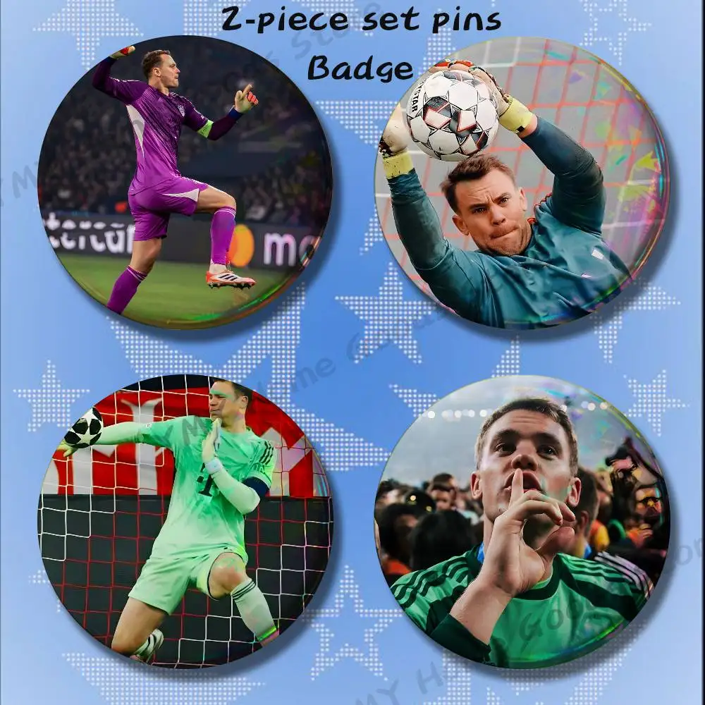 Sweeper-Keeper 2026 M-Manuel Neuer Set de 2 piezas: Mochila, Ropa, Joyería, Accesorios, Insignias Redondas y Regalos de Colección