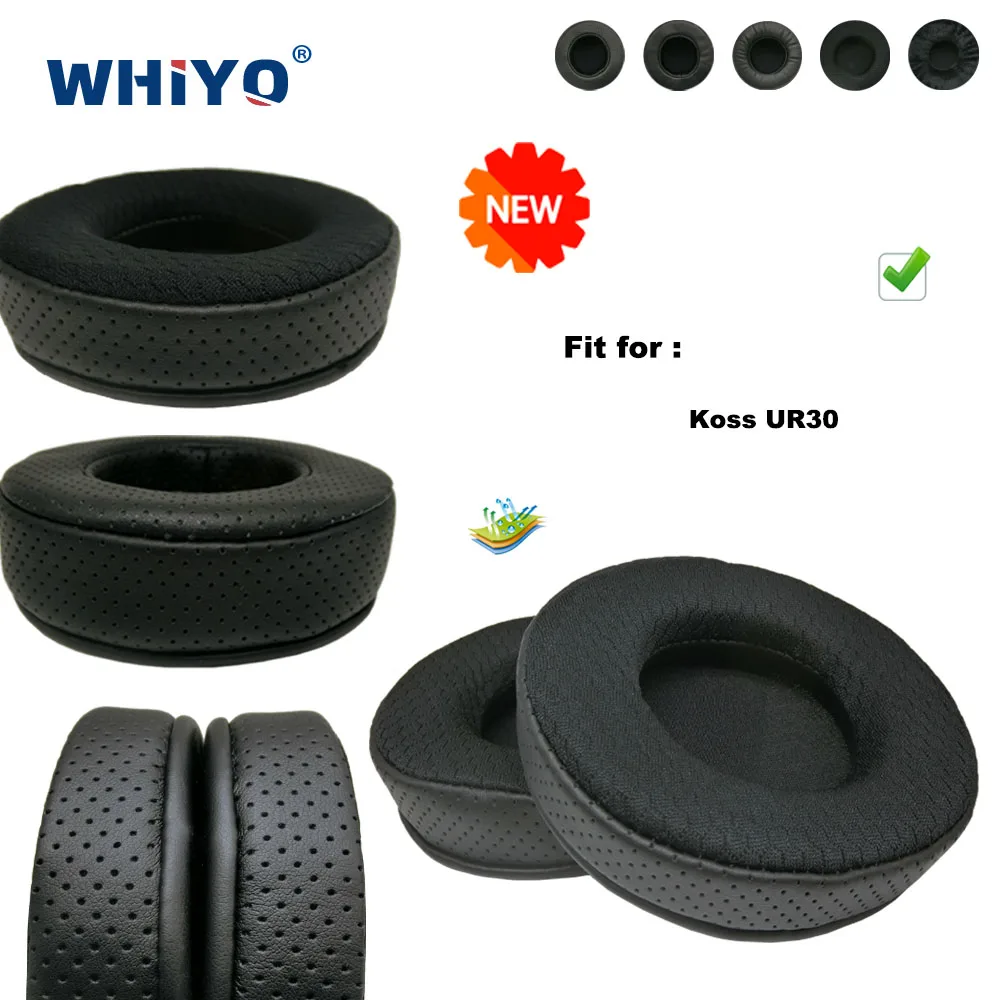 

New upgrade Replacement Ear Pads for Koss UR30 Headset Parts Leather Cushion Velvet Earmuff Headset Sleeve