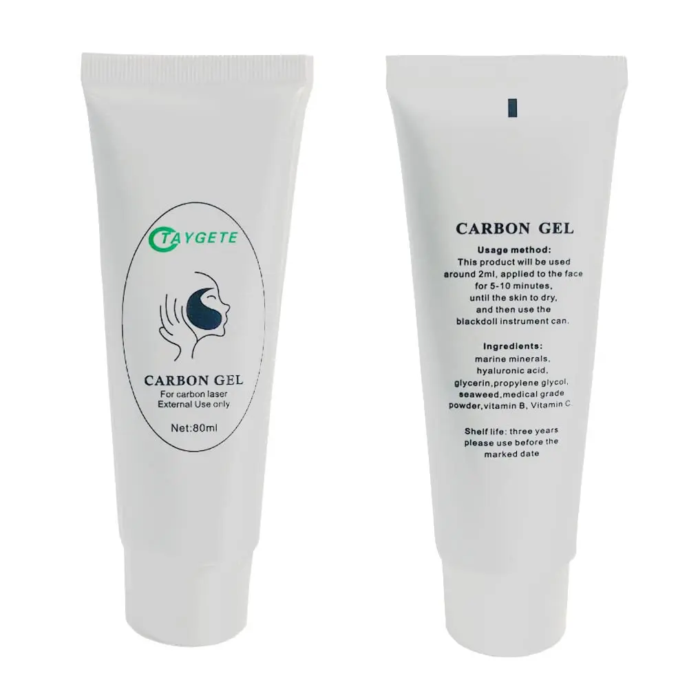 80ML Carbon Peel Cream Gel for Skin Rejuvenation Black Doll,Facial Skin Deep Cleaning with Carbon Gel Nano Activated Carbon
