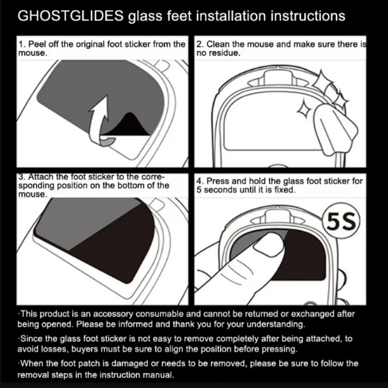 1-2set Muis Skates Pads voor Logitech MX Master 2/2S/3/3SGaming Mouse0.6MM Vervanging Muis Voet Glide Voeten Sticker Accessoires