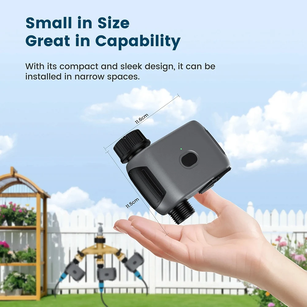 【Shopper’S-Favorite!】For Garden Drip Irrigation System Smart Water Timer Wifi Hose Timer Sprinler Controller No Hub Needed