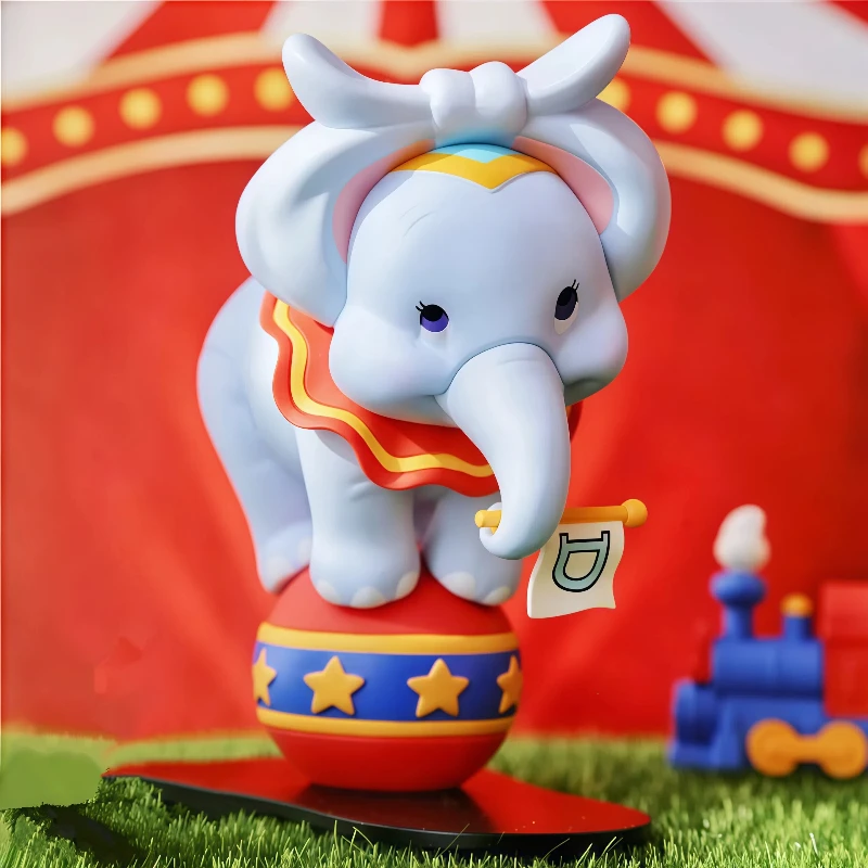 52 لعب منتج جديد حقيقي ديزني دامبو سلسلة وقت سعيد صندوق أعمى الإبداعية اليدوية لطيف العصرية دمية زخرفة لعبة هدية عيد