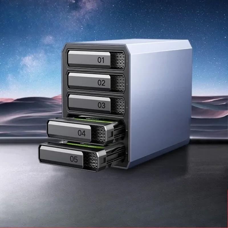 Disk array hard disk cabinet, multi-position hard disk box