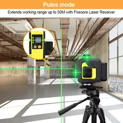 Fukuda 16 lines 4D Cross Line Laser Level 360 Self-Leveling лазерный уровень Mount Remote Control Green Nivel Laser