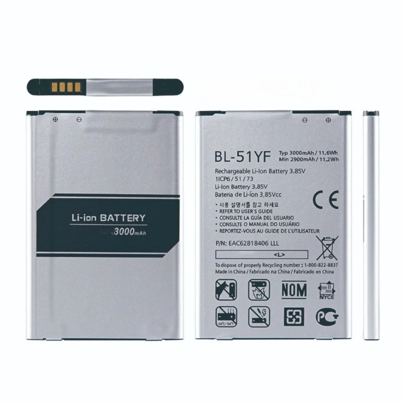 BL-51YF G4 Replace Battery for LG G4 H815 H811 H810 VS986 VS999 US991 LS991 F500 G Stylo F500 F500S 3000mAh 11.6Wh Battery