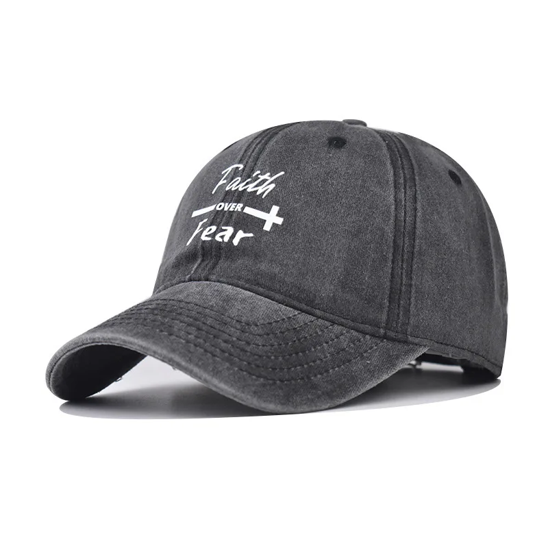 

New Outdoor Washed Vintage Style Letter Baseball For Men And Women Unique Hundred Towers Distressed Dad Hat