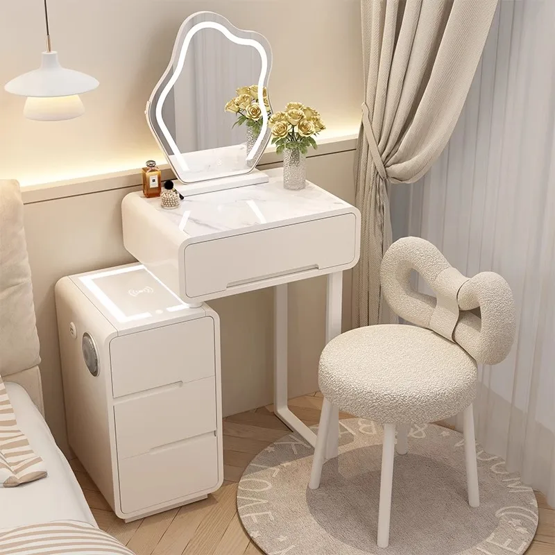 

European Drawer Dressing Table Modern Storage Simple Nordic Dressing Table Classic Elegant Table Coiffeuse Maquillage Furniture