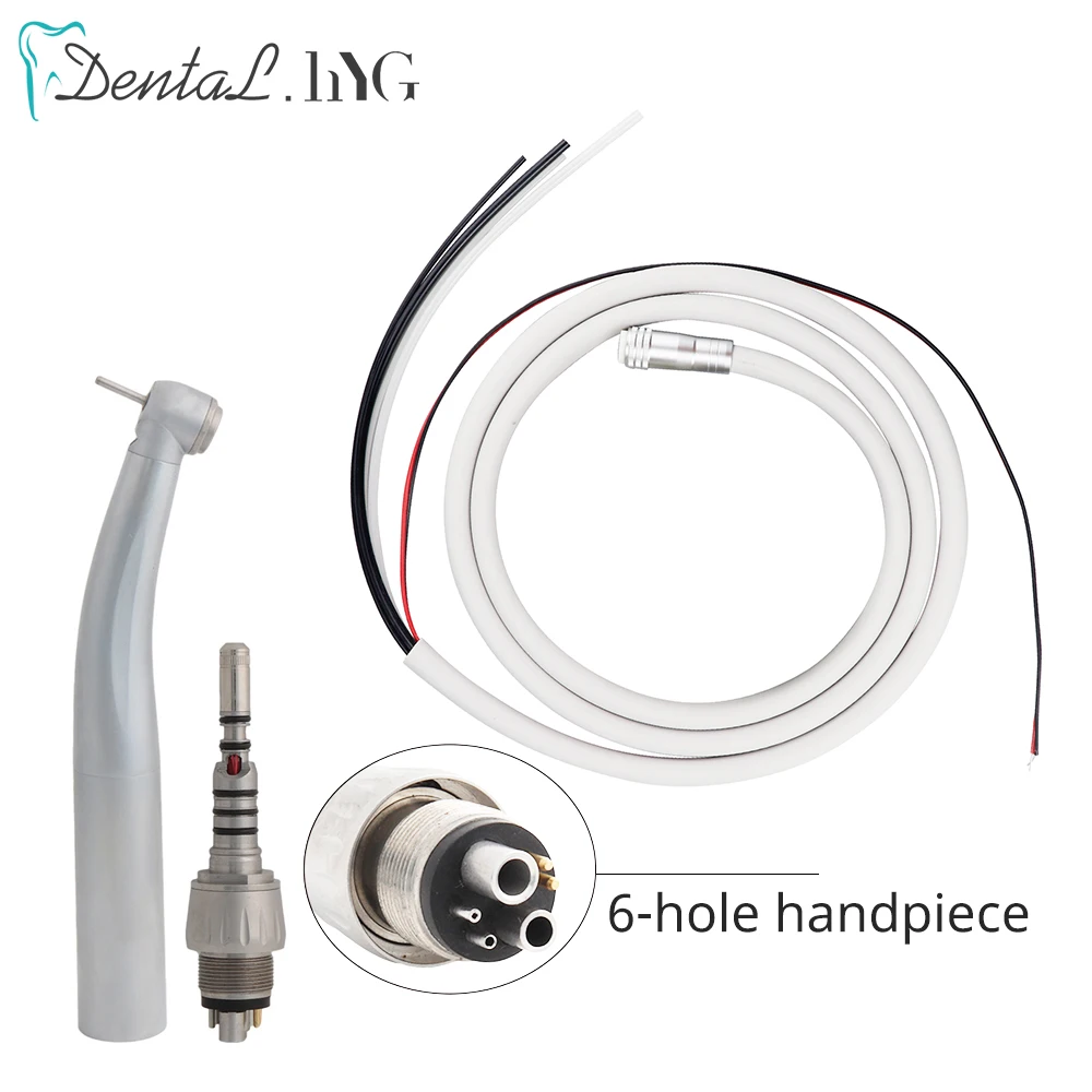 Dental High Speed Handpiece 2/4 / 6 Holes Handpiece Hose Tube With Connector For High/Low Speed Handpiece Dentist Materials